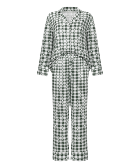 Pyjamaset van keperstof, Groen