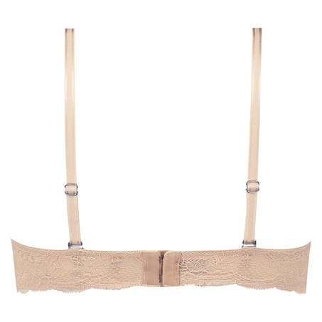Soutien-gorge &agrave; armatures pr&eacute;form&eacute; sans bretelles Angie, Beige