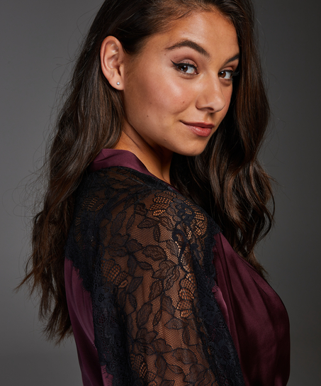 Kimono Satin Nadia, Rood