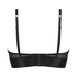 Mesh bralette Glossy, Zwart