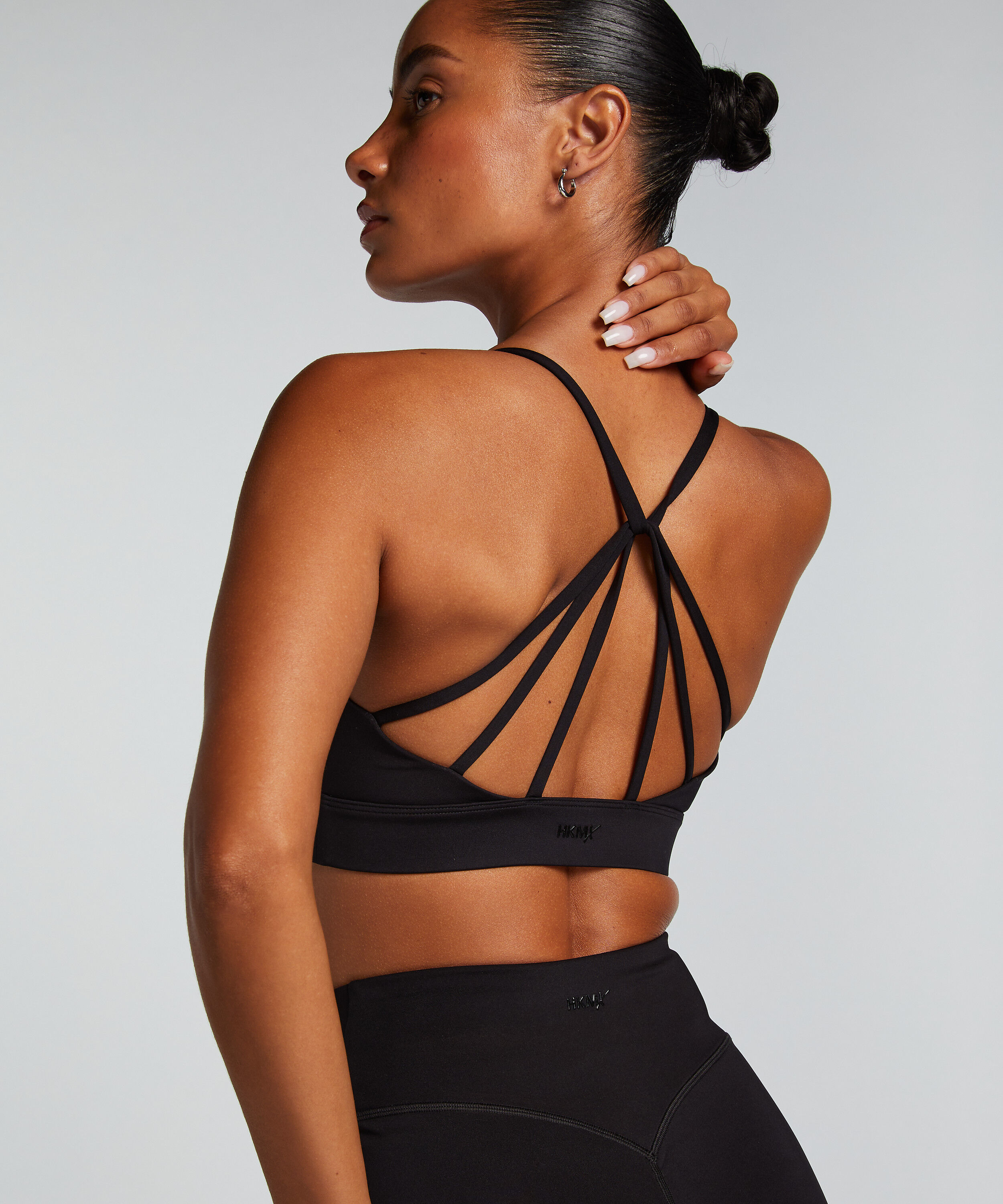 HKMX Brassi&egrave;re de sport de niveau 1, Noir