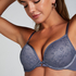 Soutien-gorge à armatures push-up préformé Lea, Gris
