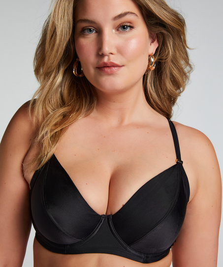Haut de bikini Luxe, Noir
