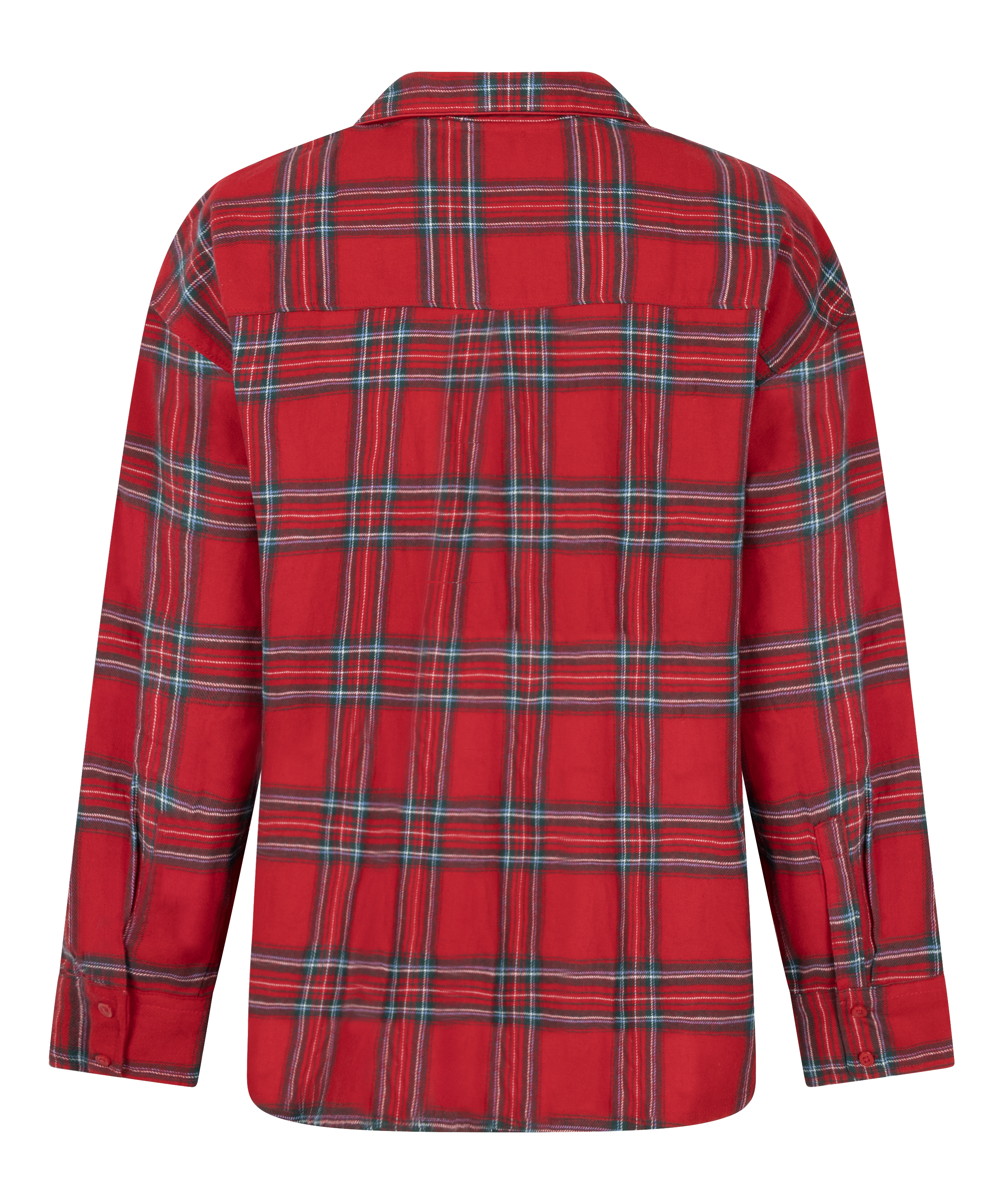 Pyjamatop Flannel, Rood, main