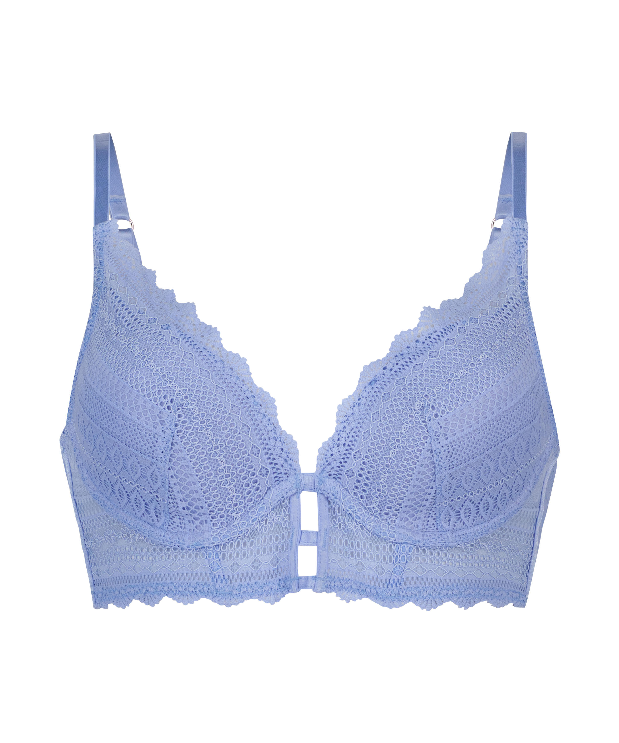 Voorgevormde longline beugel bh Chynna, Blauw, main