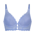 Voorgevormde longline beugel bh Chynna, Blauw