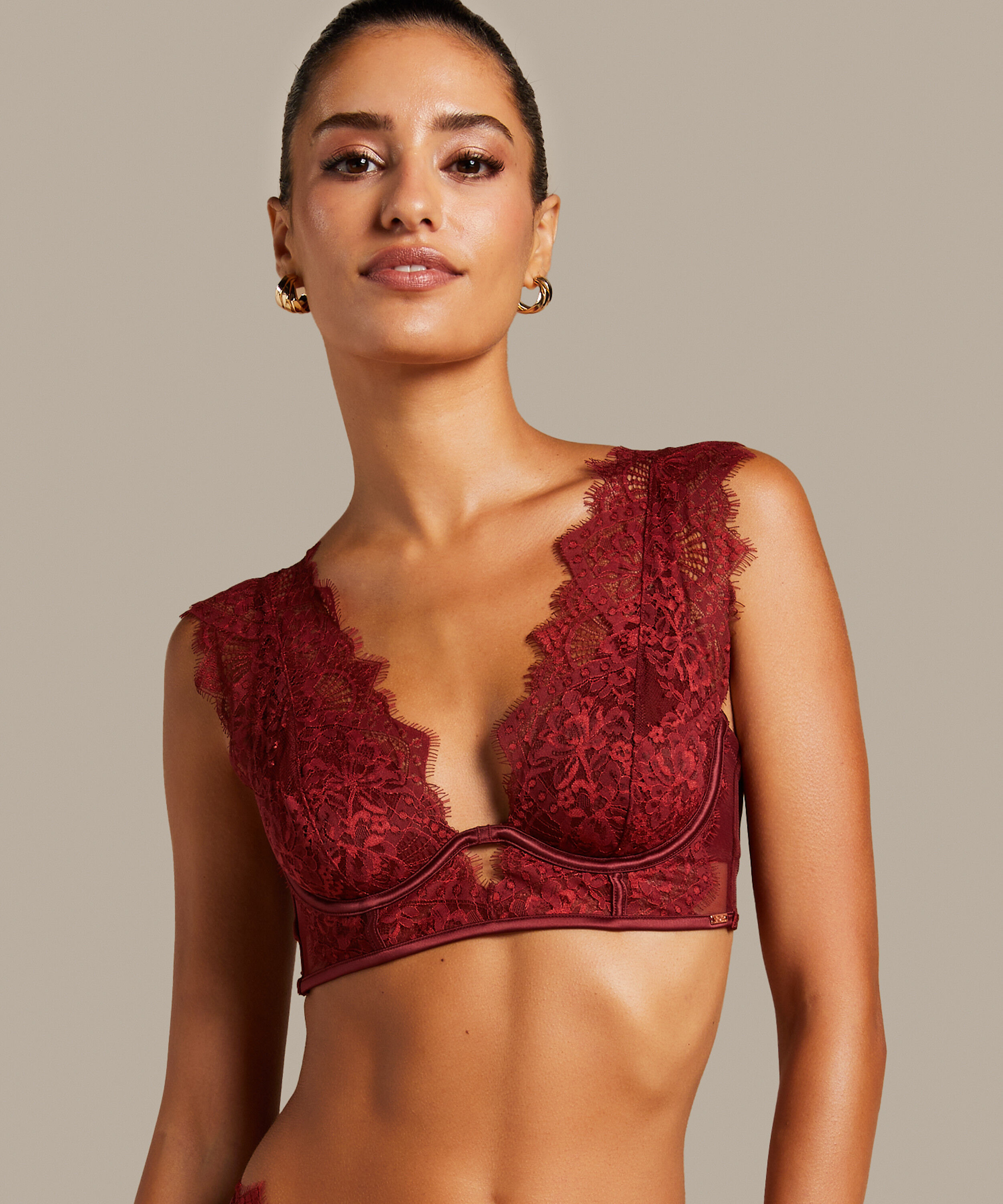 Niet-voorgevormde longline beugel bh Zoe