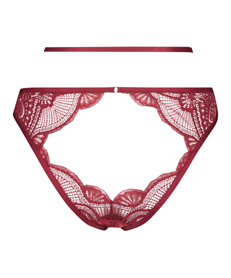 Slip brésilien ouvert Lyra, Rouge