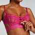 Soutien-gorge à armatures non-préformé longline Sable, Rose
