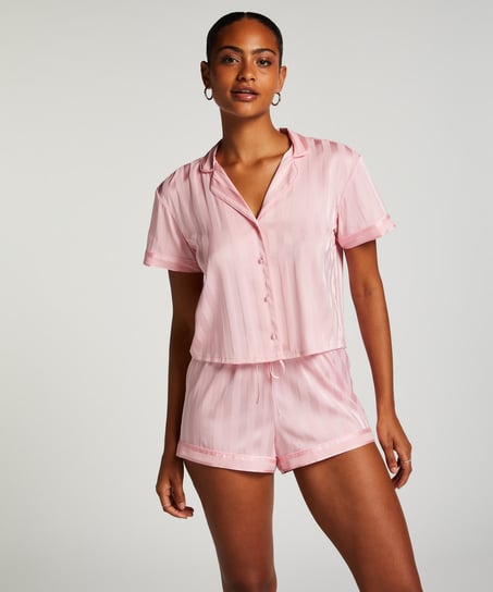 Pyjamaset Satin, Roze