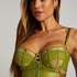 Soutien-gorge à armatures non-préformé longline Sable, Vert