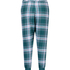 Petite Pyjamabroek Twill Check, Blauw