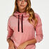 Haut de pyjama manches longues Velours Turtle Neck, Rose