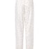 Pantalon de pyjama côtelé, Blanc
