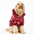 Fleece honden onesie, Rood
