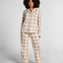 Polar fleece pyjamaset, Wit