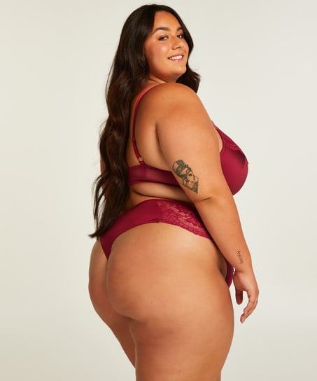 Voorgevormde beugel bh Georgia, Rood