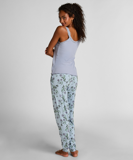 Pantalon de pyjama Jersey, Bleu