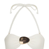 Bandeau bikinitop Cabo, Wit
