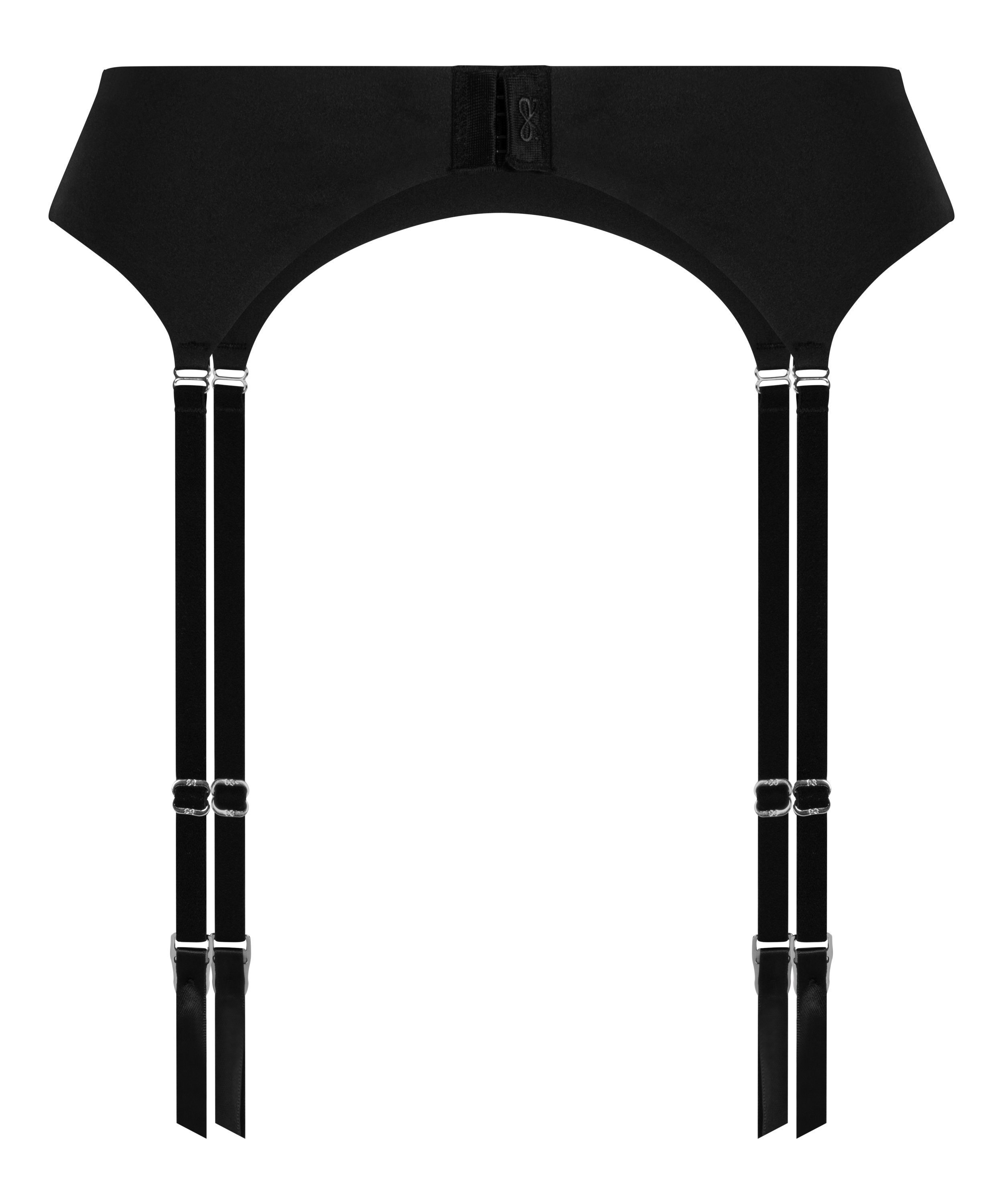 Jarretel Smooth, Zwart, main