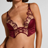 Niet-voorgevormde longline beugel bh Olivia, Rood