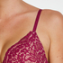 Voorgevormde push-up beugel bh Rose, Paars