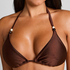 Triangel bikinitop Kallua, Bruin