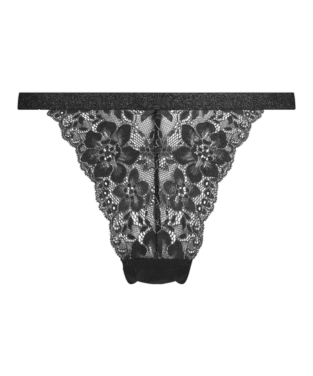 Slip br&eacute;silien Dewi, Noir