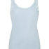 Rib Jersey Singlet met Kant, Blauw