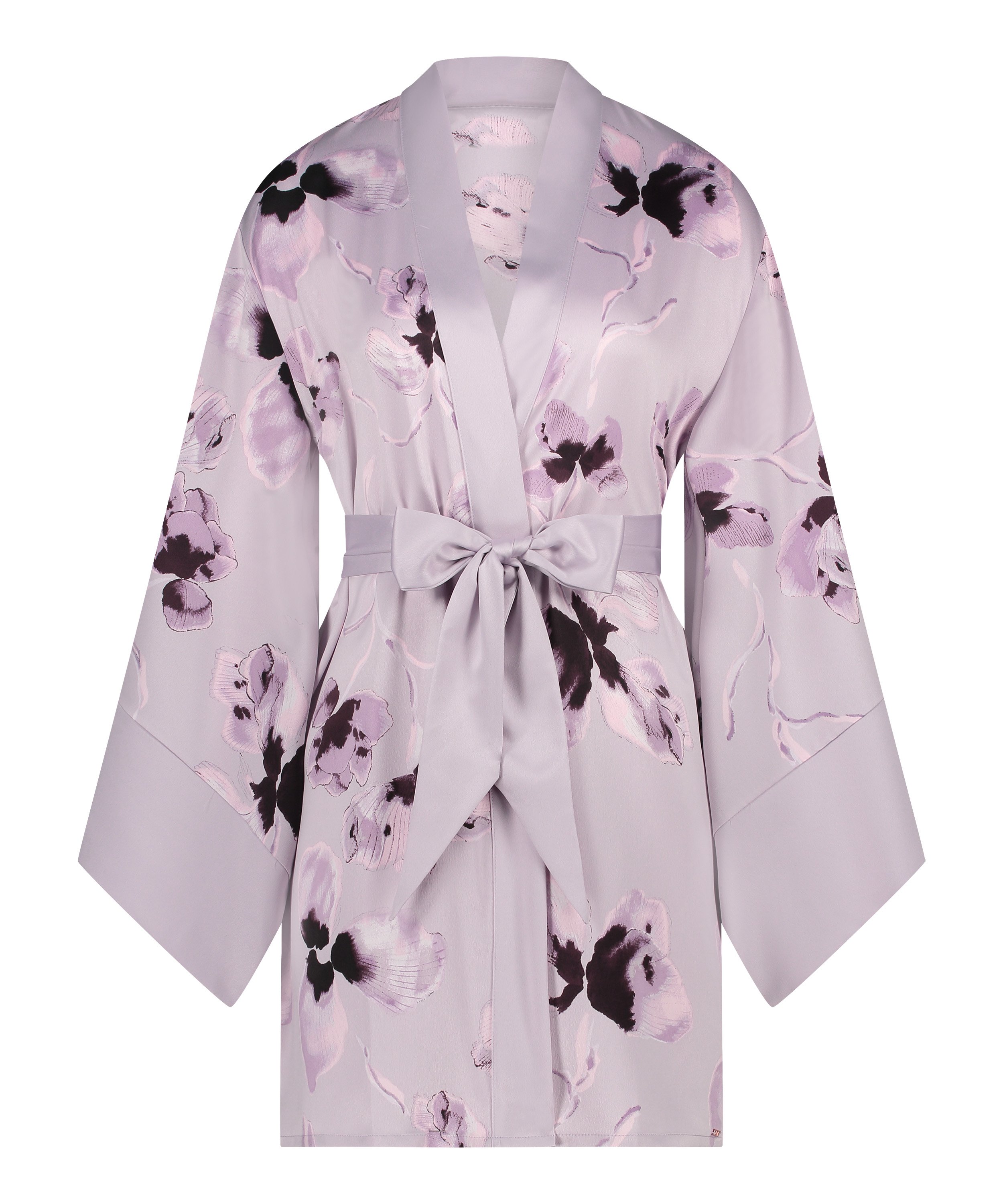 Kimono Satin, Paars, main