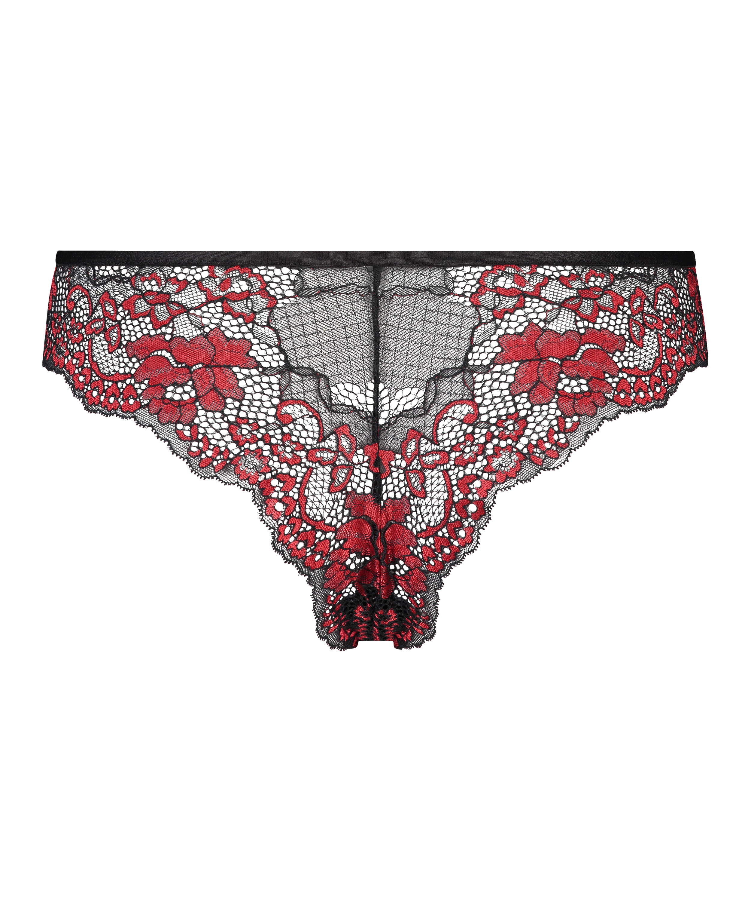 Slip br&eacute;silien Halo, Noir, main