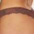 String Invisible Lace back, Brun