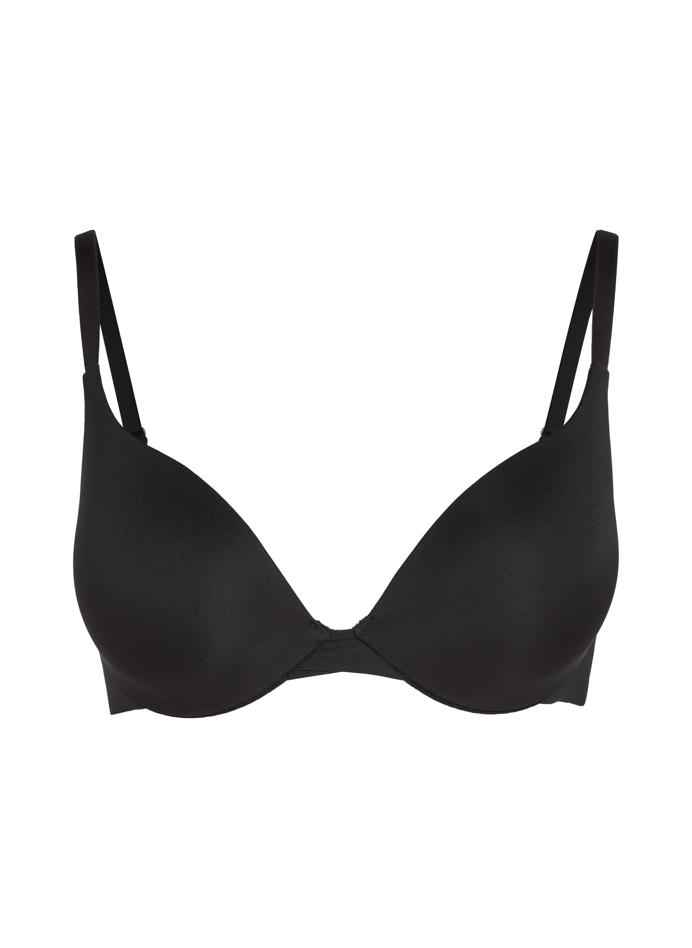 Voorgevormde push-up beugel bh Smooth, Zwart, main