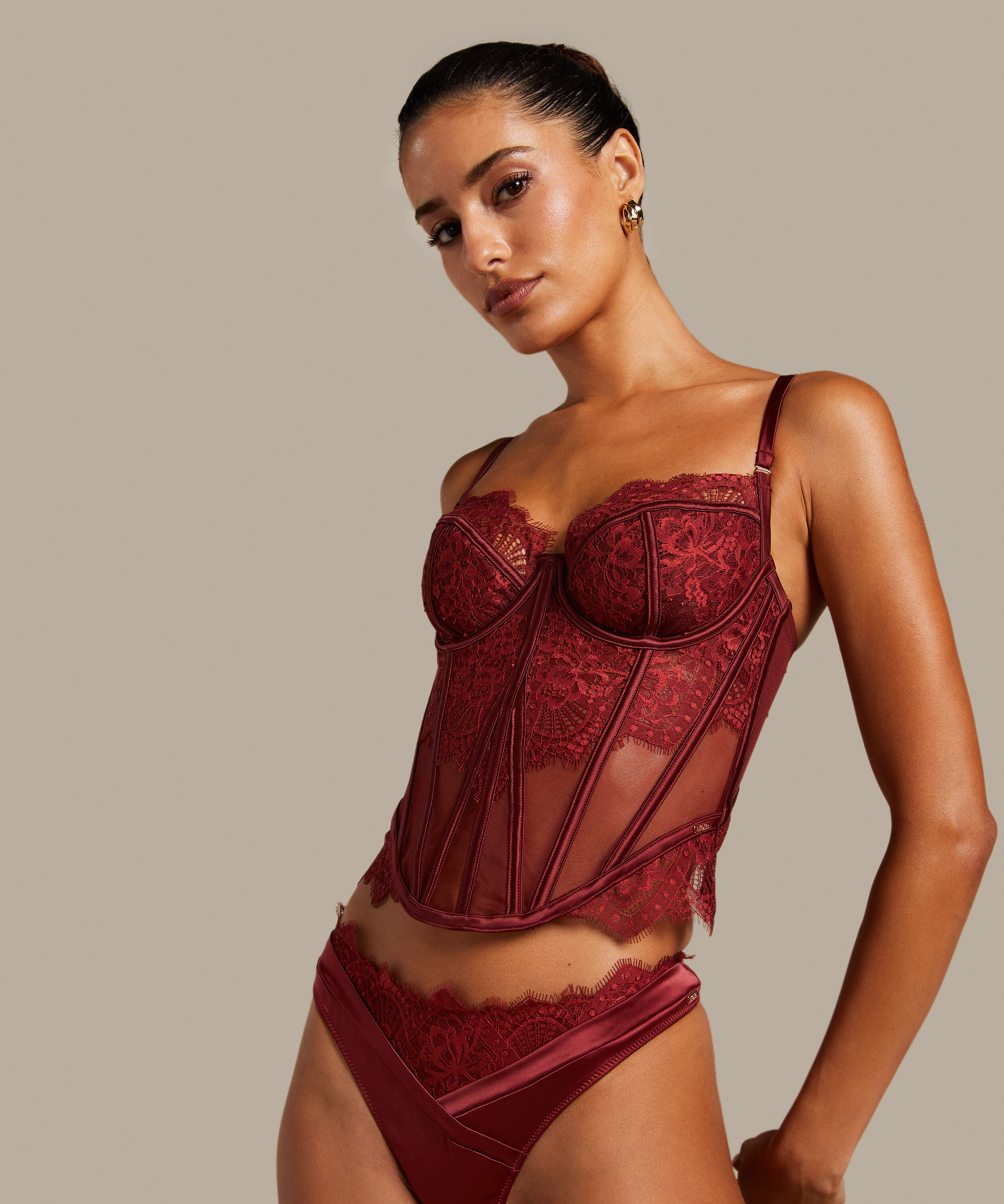 Bustier Zoe, Rouge