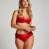 Hoge slip Sophie, Rood