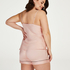 Pyjama short Satin, Roze