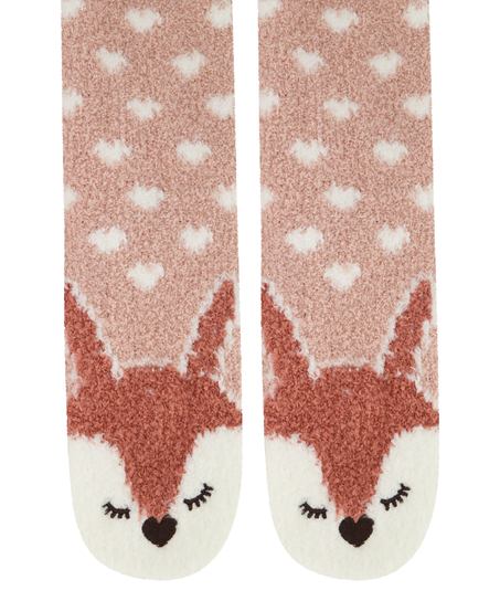 Chaussettes cosy, Rose
