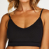 Strappy bralette, Zwart