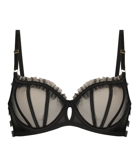 Soutien-gorge &agrave; armatures non pr&eacute;form&eacute; Courtney, Noir