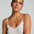 Top cami Lace, Wit