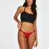Mini slip br&eacute;silien Dotty, Rouge