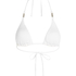 Triangel bikinitop Seashell, Wit