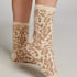 Chaussettes Duveteuses, Beige