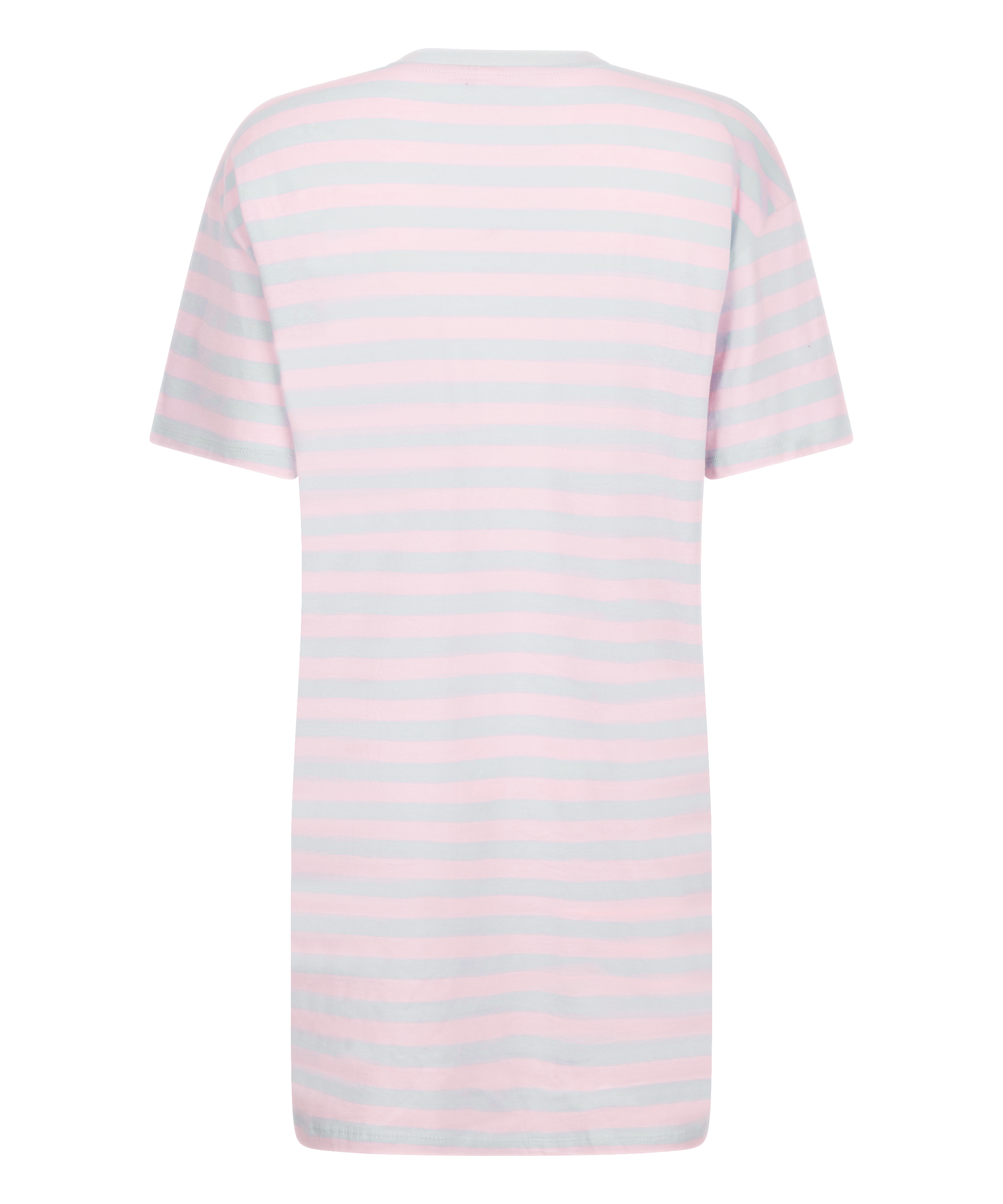 Chemise de nuit &agrave; col rond, Bleu, main