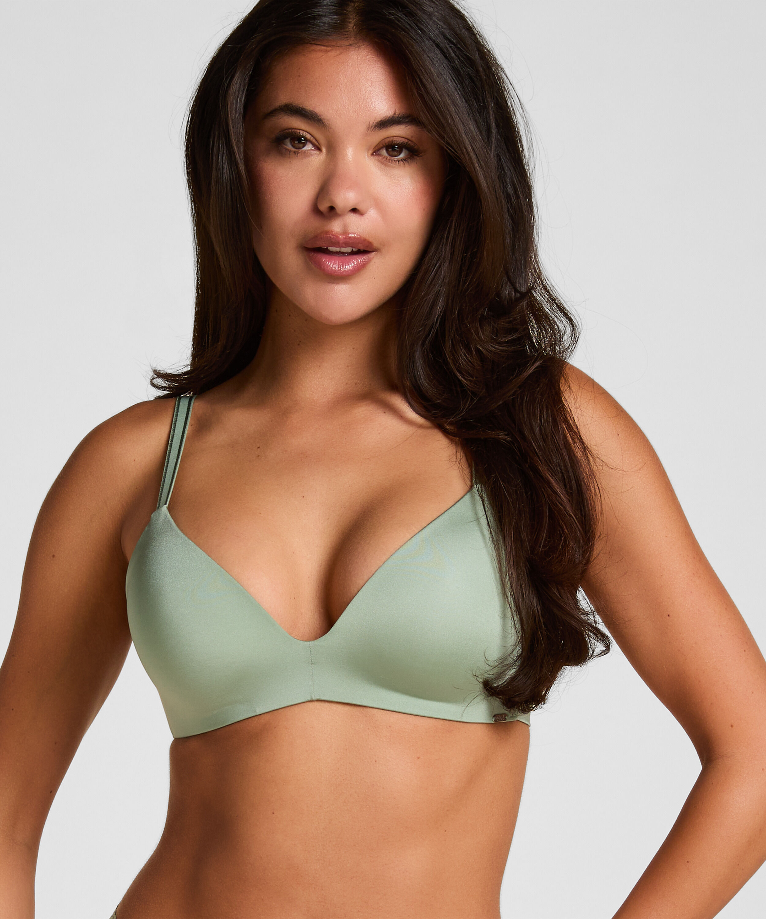 Soutien-gorge sans armatures préformé Mona, Vert