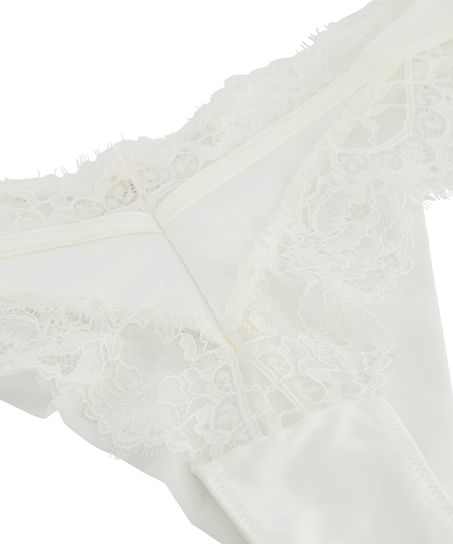 Hoog-uitgesneden brazilian Erika, Wit