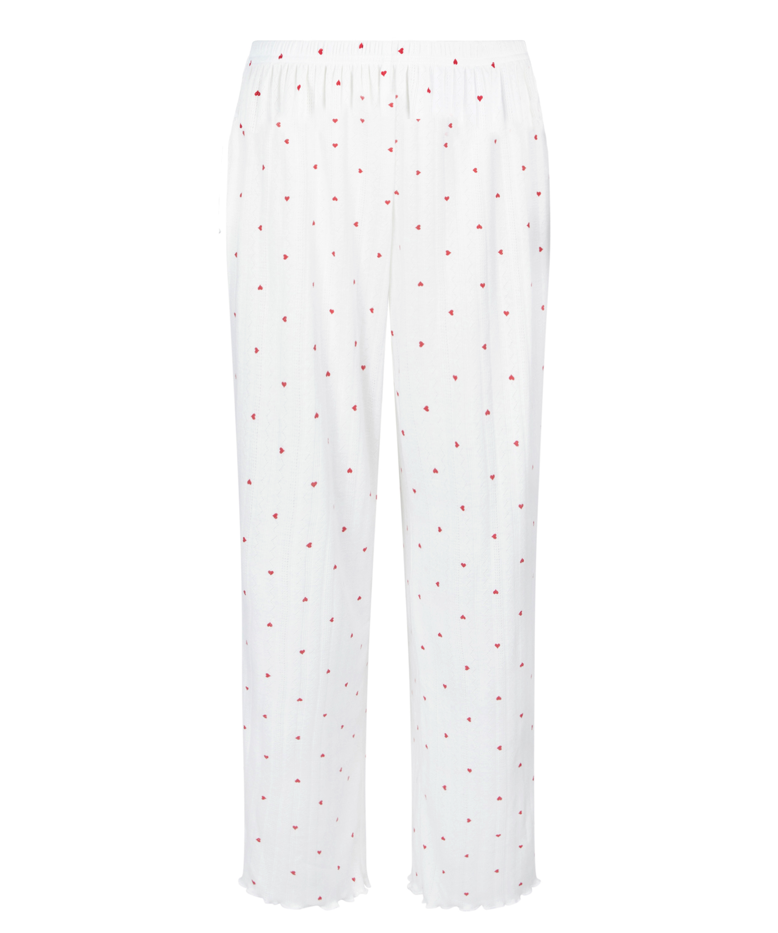 Pyjamabroek Pointelle, Wit, main
