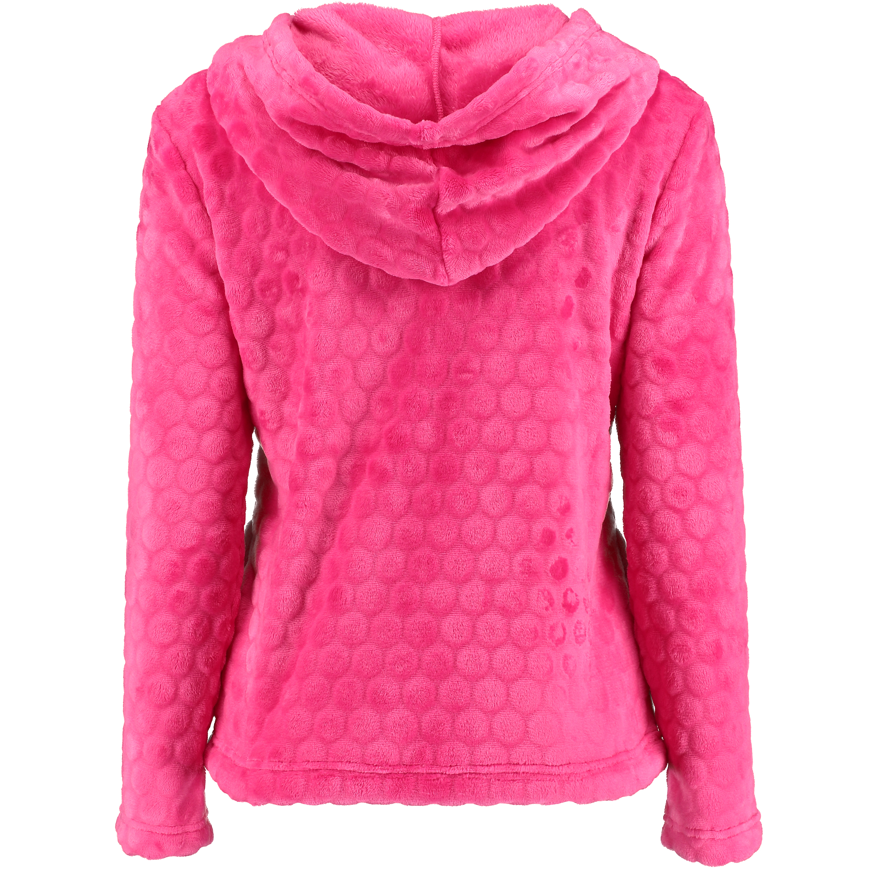 Jacket Bunny cardigown fleece, Roze, main