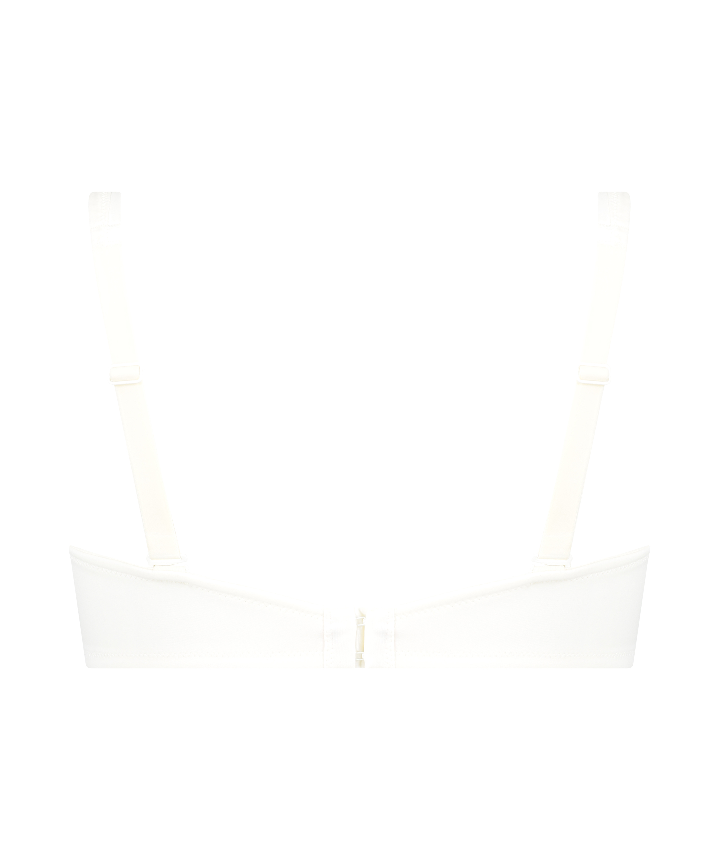 Soutien-gorge à armatures non-préformé Satin fleece, Blanc, main