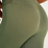 HKMX High Waisted naadloze Sportlegging, Groen